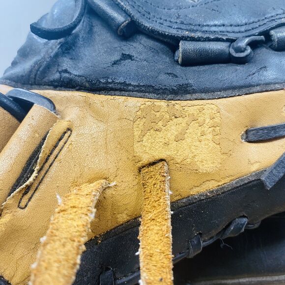 Mizuno 12 inch MMX 122LP Glove Mit Prof Sports Baseball PEELING Pics Ball Park - Picture 3 of 11